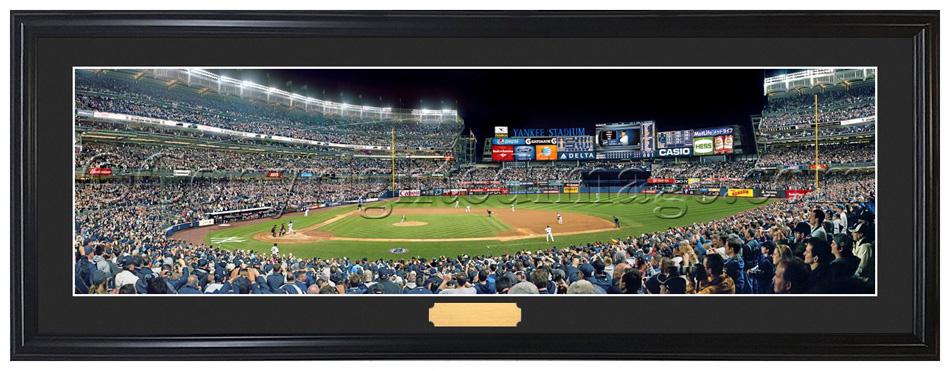 New York Yankees “Old” Yankee Stadium Framed Panoramic – Behind the Glass,  LLC