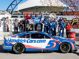 2023 Kyle Larson #5 HendrickCars.com - Las Vegas Win / Raced 1/24 Diecast