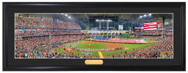 Houston Astros 2017 World Series Opening Ceremony - Framed Panoramic