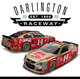 2016 Tony Stewart #14 Coca-Cola - Darlington Diecast, by Action