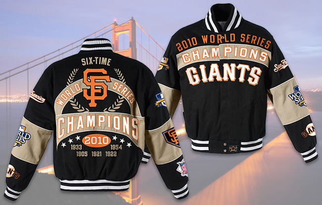 San Francisco Giants 2010 MLB World Series Champions Jacket