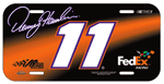 #11 Denny Hamlin / FedEx Racing - NASCAR License Plate