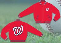 Washington Nationals / Red - MLB Wool Reversible Jacket