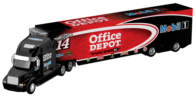 Autographed Diecast Cars 2011 Tony Stewart Signed OFFICE DEPOT HOLIDAY 1/64 Diecast Action Lionel Car #2 