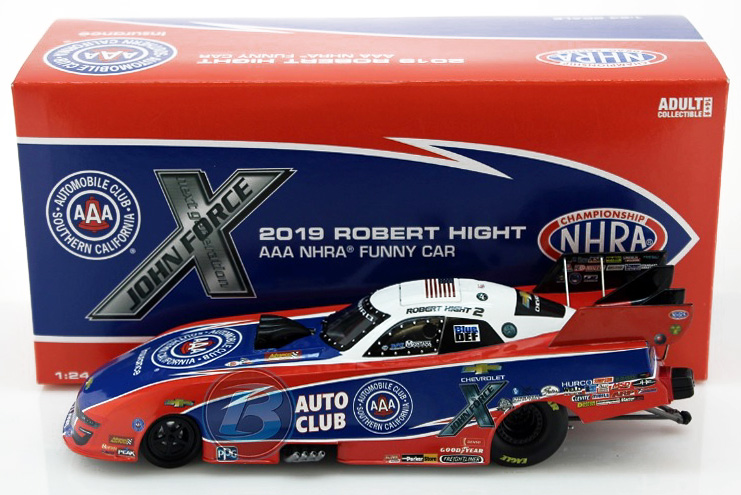 CAL 1/64 ACTION DIECAST FUNNY CAR  FORD MUSTANG ROBERT HIGHT 2014 AAA OF SO 