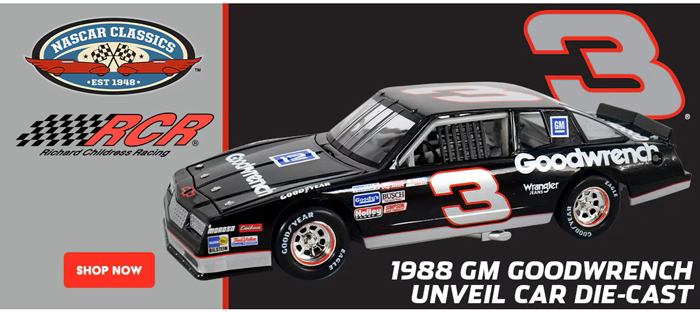 1988 Richard Childress Racing #3 GM Goodwrench Unveil Car Diecast, by Action Lionel