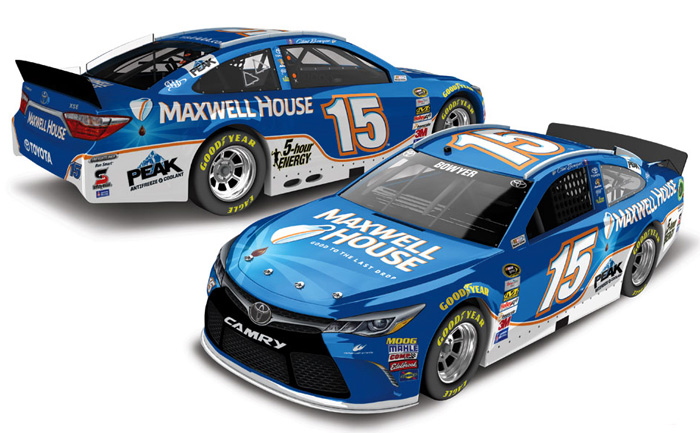 Clint Bowyer 2015 Maxwell House #15 Camry 1/64 NASCAR Diecast New 
