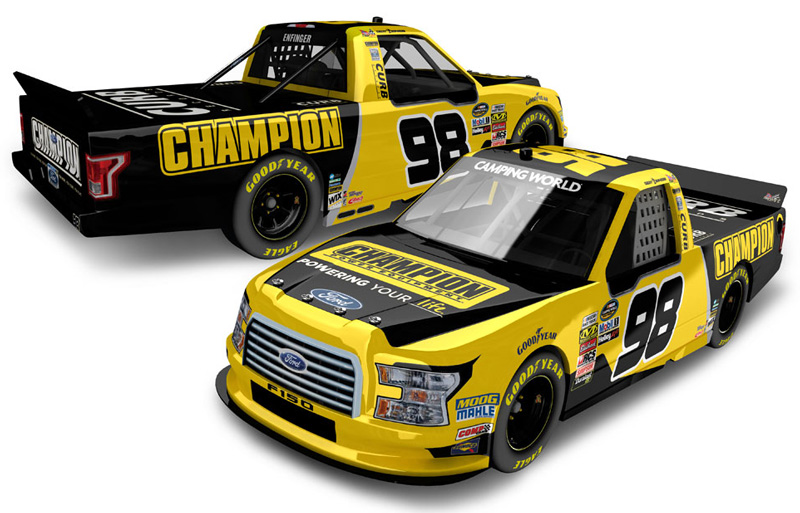 GRANT ENFINGER #98 2018 CHAMPION 1/24 SCALE NEW IN STOCK FREE SHIPPING 