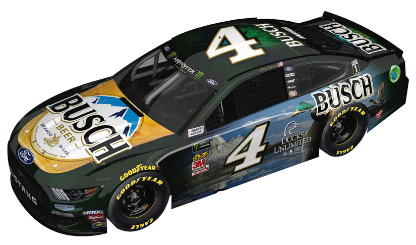 Kevin Harvick #4 Busch Ducks Unlimited 2019 Mustang 1:64 Scale Action NASCAR 
