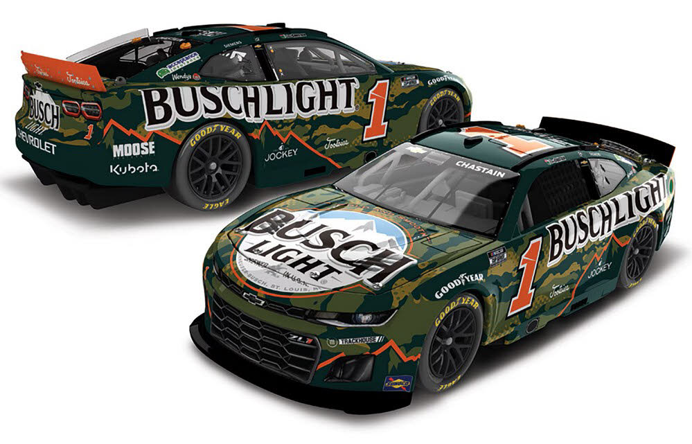 2025 Ross Chastain #1 Busch Light Camo 1/64 Diecast