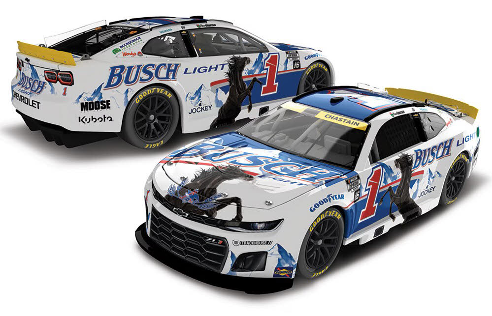 2025 Ross Chastain #1 Busch Light Retro 1/64 Diecast