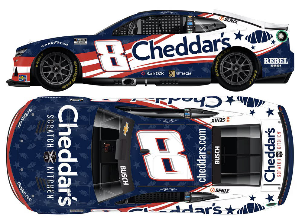 2025 Kyle Busch #8 Cheddar's Salutes 1/64 Diecast