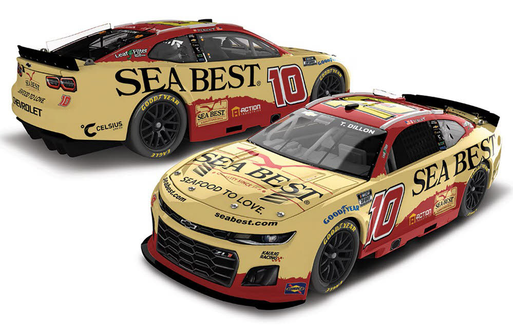 2025 Ty Dillon #10 Sea Best 1/64 Diecast