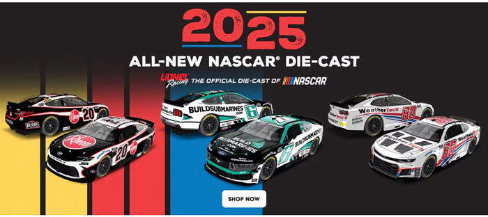 2025 NASCAR Diecast, by Lionel NASCAR Collectables