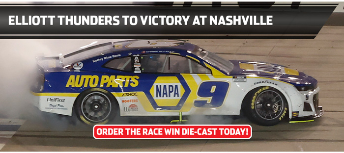 2022 Chase Elliott #9 NAPA - Nashville Win / Raced Diecast, by Action Lionel