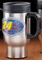 #24 Jeff Gordon - 16oz Travel Mug w/Pewter