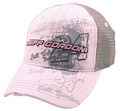 #24 Jeff Gordon - Ladies Pink Track Cap