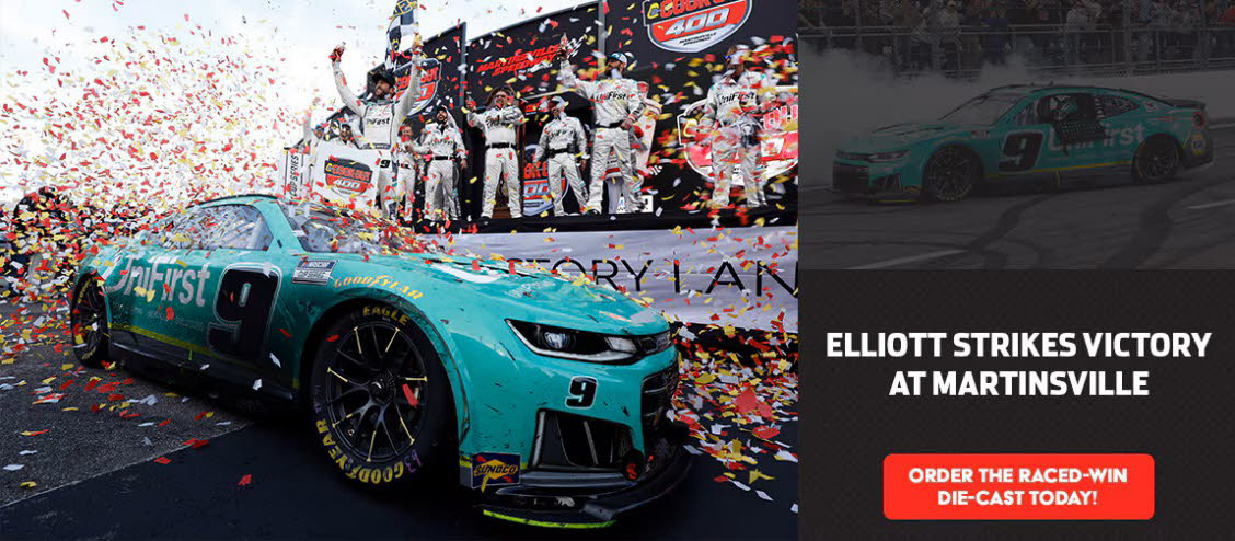 2026 Chase Elliott #9 UniFirst - Martinsville Win / Raced Diecast, by Action Lionel Racing