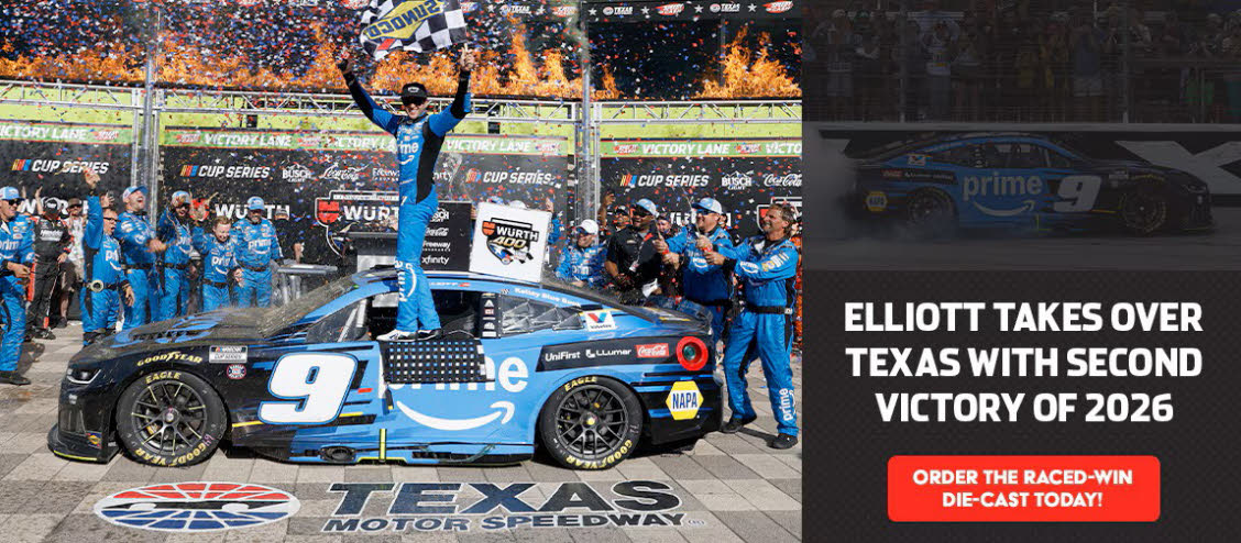 2026 Chase Elliott #9 Amazon Prime - Texas Win / Raced Diecast, by Action Lionel Racing