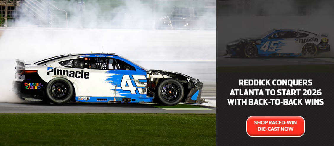 2026 Tyler Reddick #45 Pinnacle - Atlanta Win / Raced Diecast, by Action Lionel Racing