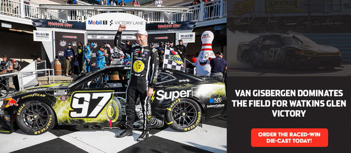 2026 Shane Van Gisbergen #97 SuperFile - Watkins Glen Win / Raced 1/24 Diecast, by Action Lionel Racing