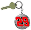 #29 Kevin Harvick - Stamped Metal Keychain