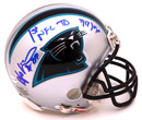 DeAngelo Williams / Carolina Panthers Mini Helmet w/ Display Case - Autographed