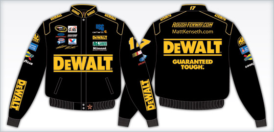 #17 Matt Kenseth / Dewalt - Black NASCAR Uniform Jacket