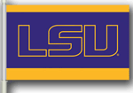 LSU Tigers - NCAA Car Flag