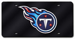 Tennessee Titans - Black NFL Laser Tag License Plate