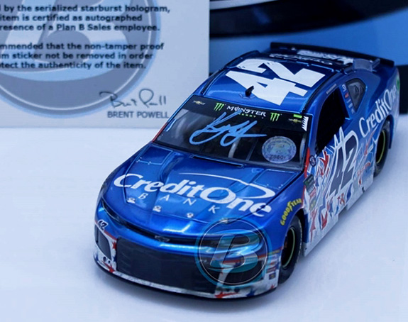 2018 Kyle Larson #42 Credit One Bank Patriotic Camaro 1/64 Action in Stock for sale online 
