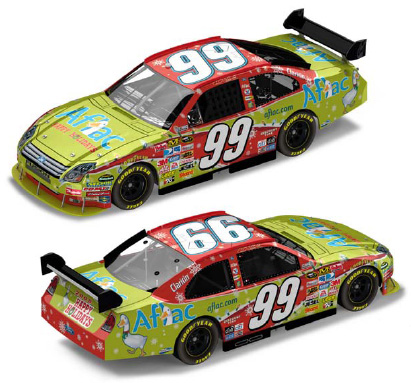 2008 Carl Edwards #99 Aflac - Sam Bass Holiday NASCAR 1/24 Diecast