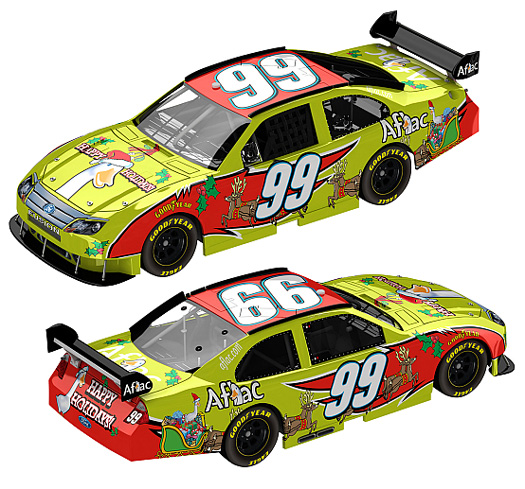 2009 Carl Edwards #99 Aflac - Sam Bass Holiday 1/24 Diecast
