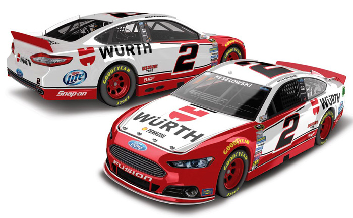 2014 Brad Keselowski #2 Wurth 1/64 Diecast