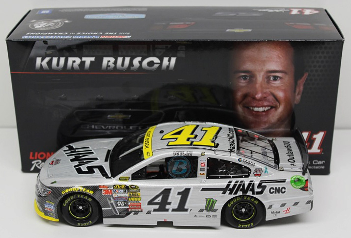 2014 Kurt Busch #41 HAAS Automation 500th Start 1/24 Diecast