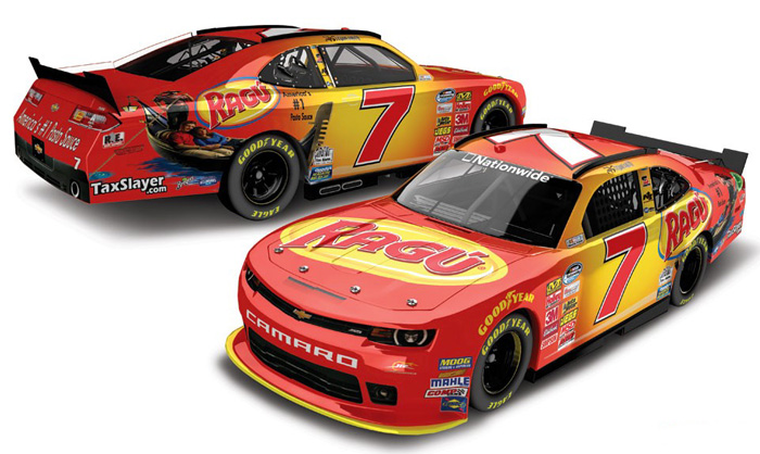 2014 Regan Smith #7 Ragu 1/64 Diecast