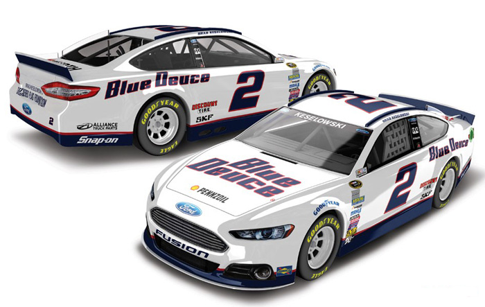 2015 Brad Keselowski #2 Blue Deuce - Youth Version 1/64 Diecast