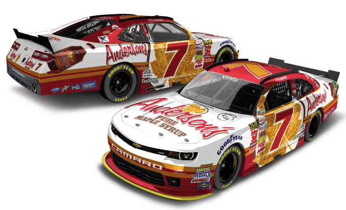 2015 Regan Smith #7 Anderson's Maple Syrup 1/64 Diecast