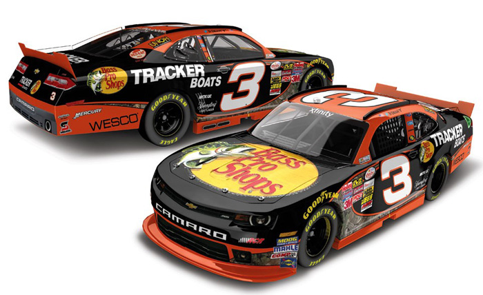 2015 Ty Dillon #3 Bass Pro Shops 1/64 Diecast