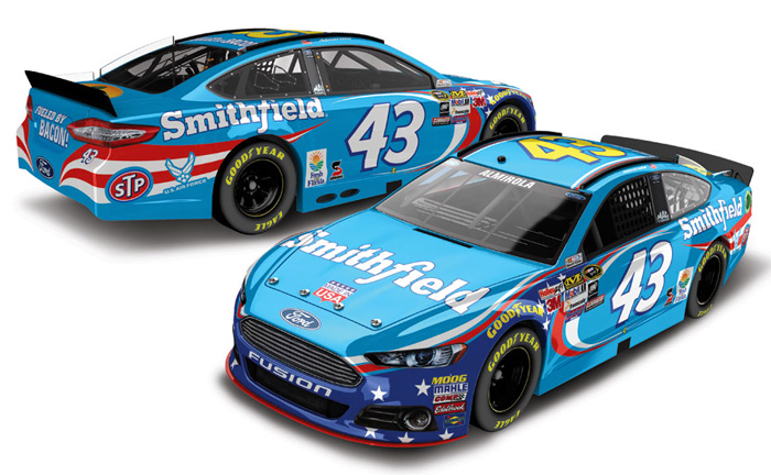 2016 Aric Almirola #43 Smithfield 1/64 Diecast