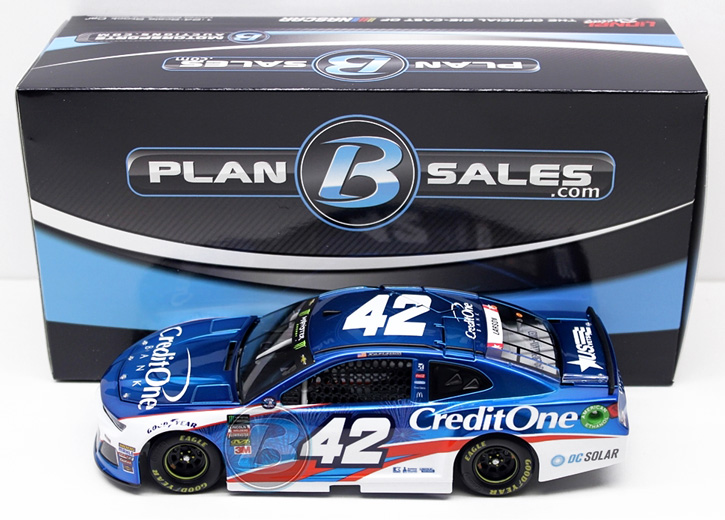 KYLE LARSON #42 2018 AUTOGRAPHED FIRST DATA 1/24 SCALE NEW IN STOCK FREE SHIP 