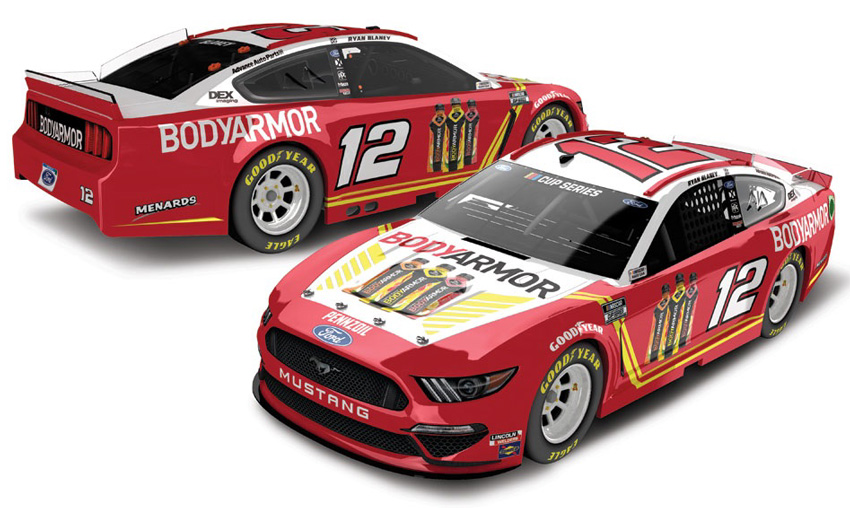 2020 Ryan Blaney #12 BODYARMOR All-Star "Light-Up" 1/24 Diecast
