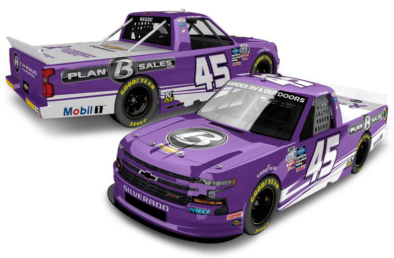 2020 Ty Majeski #45 Plan B Sales Alzheimer's Truck 1/24 Diecast