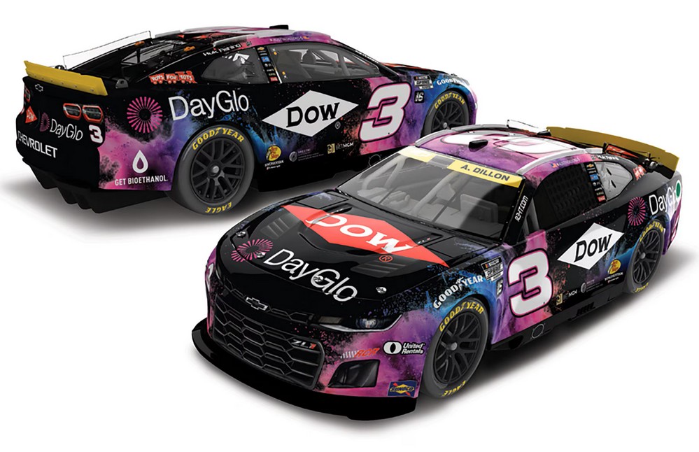 2025 Austin Dillon #3 Dow / DayGlo 1/24 Diecast
