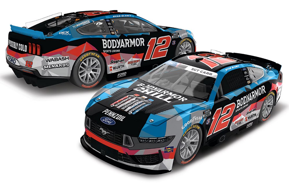 2025 Ryan Blaney #12 BODYARMOR Chill 1/24 Diecast