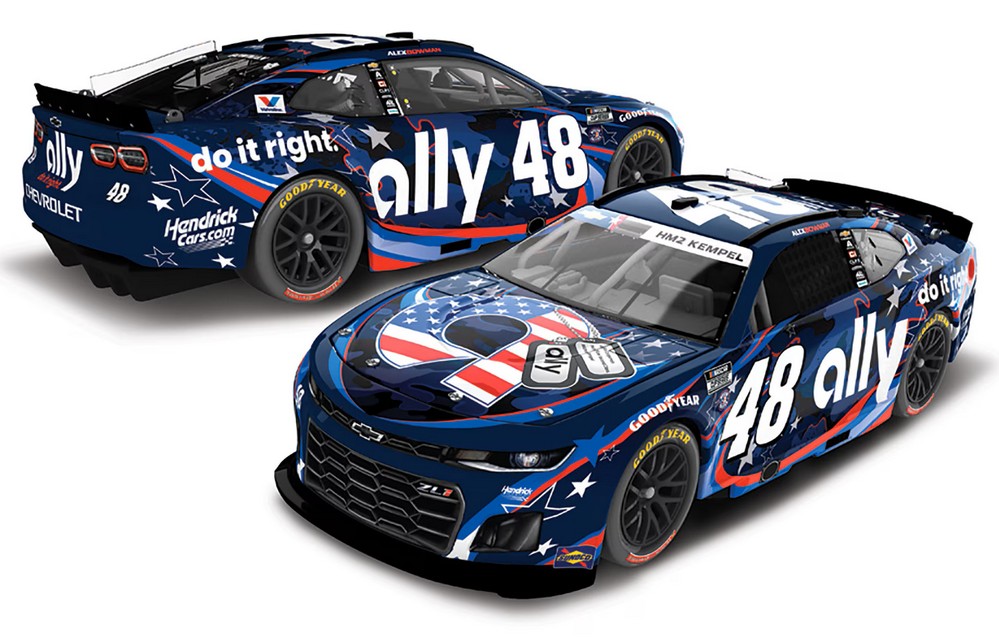 2025 Alex Bowman #48 ally Salutes 1/64 Diecast
