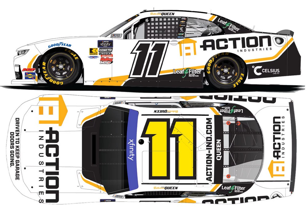 2025 Brenden "Butterbean" Queen #11 Action Industries 1/24 Diecast