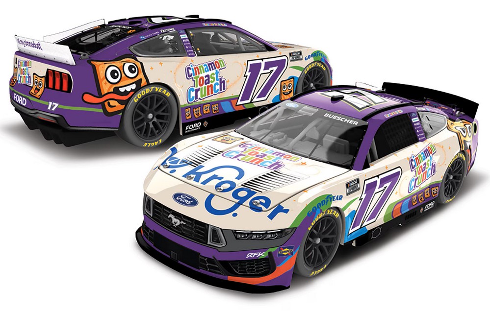 2025 Chris Buescher #17 Kroger / Cinnamon Crunch 1/64 Diecast