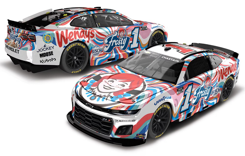 2025 Ross Chastain #1 Wendy's Frosty 1/24 Diecast