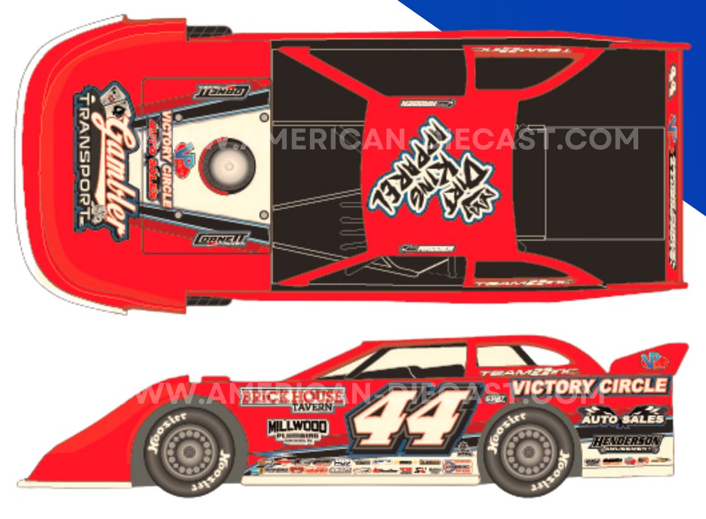 2025 Chis Madden #44 Dirt Late Model 1/64 Diecast